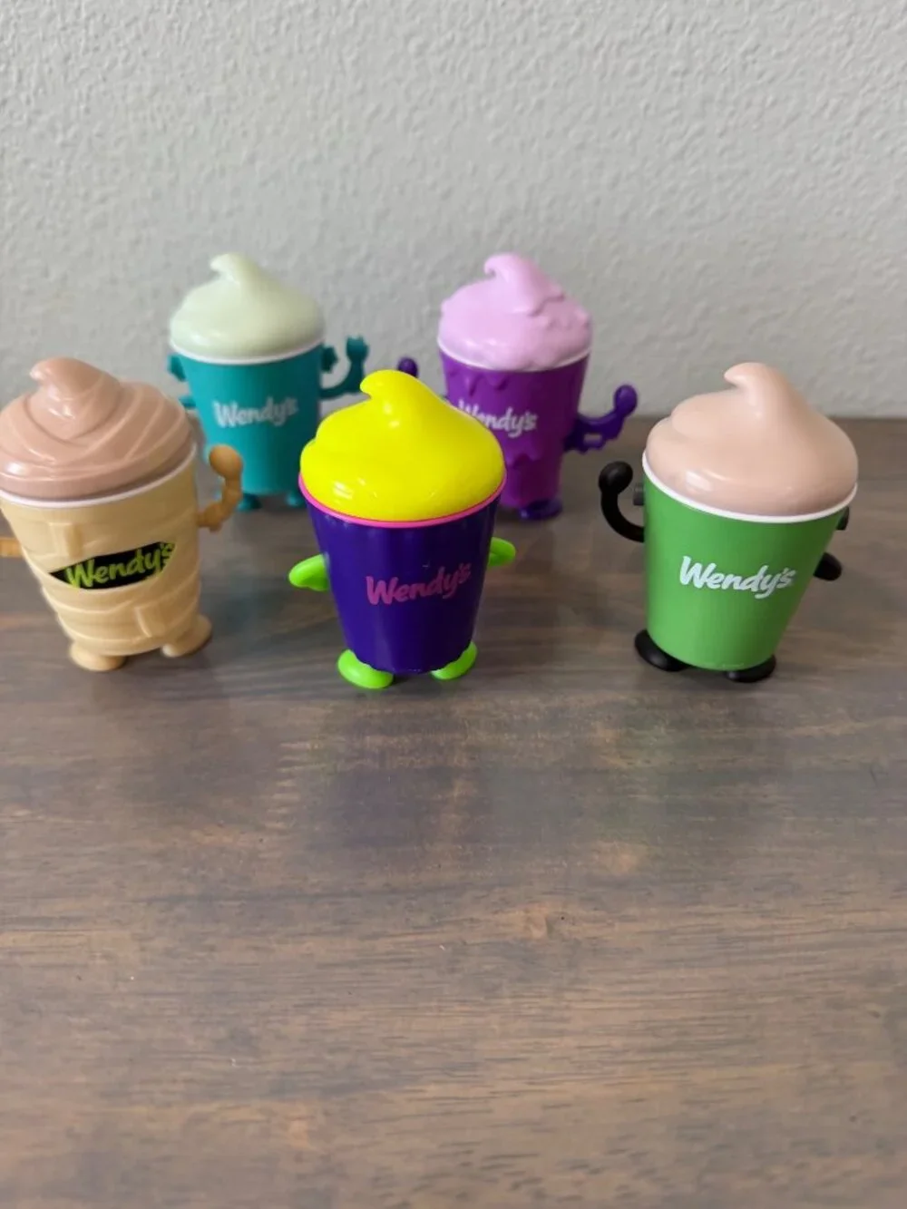 Wendy's Frosty Frights Kids Meal Toys Neon Ice Fright, The Yummy etc